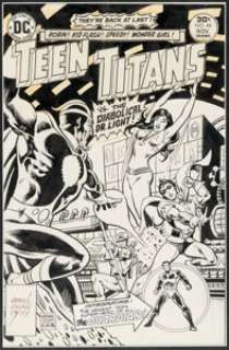 Ernie Chan And Vince Colletta | Teen Titans #44 Cover Original Art (DC, 1976).... | Heritage