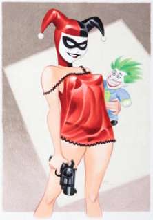 Bruce Timm - Harley Quinn Illustration Original Art (undated).