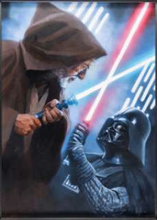 Hugh Fleming Star Wars: The Life and Legend of Obi-Wan Cover Painting Original Art (Scholastic Inc., 2008).