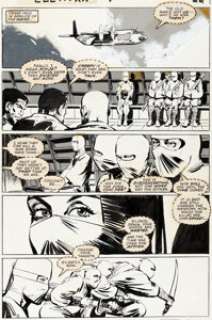 Frank Miller and Klaus Janson The Elektra Saga #1 Story Page 22 Original Art (Marvel, 1984).