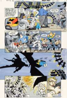 Lynn Varley Batman: The Dark Knight #3 Story Page 37 Production Color Original Art (DC, 1986).