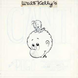 Walt Kelly Walt Kelly‘s Can‘t Record Storybook Cover and Story Page Original Art Group of 28 (Lancelot Press/CBS Records, 1969). (Total: 28 Original Art)