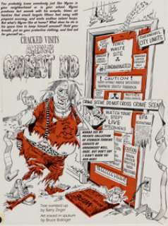 Bruce Bolinger Cracked #293 Splash Page (Major Magazines, 1994).