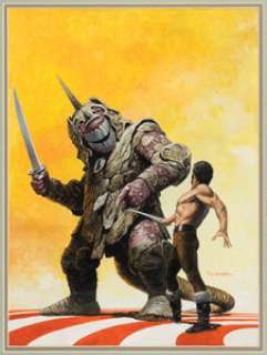 Don Lawrence Storm: The Legend of Yggdrasil #7 Cover Original Art (Oberon, 1981). | Heritage