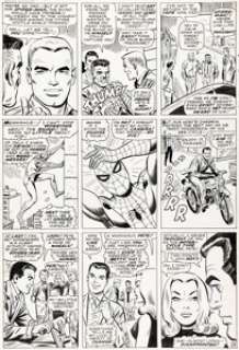 John Romita Sr. and Mike Esposito (as "M. Demeo") The Amazing Spider-Man #41 Story Page 19 Original Art (Marvel, 1966).