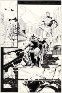 Jim Lee and Scott Williams Batman #612 Story Page 21 "Hush Chapter Five" Original Art (DC, 2003).