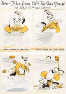 Hank Porter Good Housekeeping "New Tales from Old Mother Goose" Story Illustration Original Art (Hearst Corp./Disney, 1943).