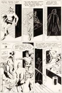 Reed Crandall T.H.U.N.D.E.R. Agents #1 NoMan Story Page 6 Original Art (Tower, 1965).