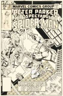 Keith Pollard and Bob Layton The Spectacular Spider-Man #30 Cover Original Art (Marvel, 1979).