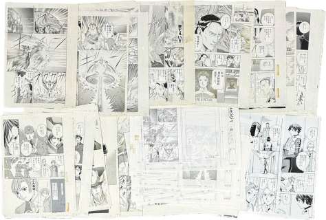 Takeaki Momose’s Hand-Drawn Manuscript "RahXephon" 27 sheets / 5 printed manuscript sheets | Mandarake (Big Web)