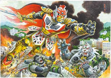 Masami Watanabe’s Hand-Drawn Color Illustration "Goldman" | Mandarake (Big Web)