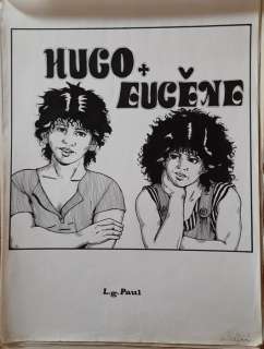 L. G. Paul | L. g. Paul - 16 x DIN A 3 Originalzeichnungen - Porno Comic Figuren privat - Page volante - Exemplaire unique - (1986) | Catawiki