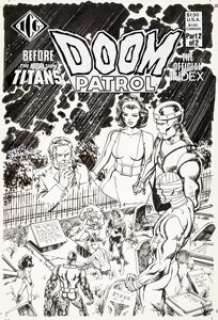 John Byrne Doom Patrol Index #2 Cover Original Art (ICG, 1986).