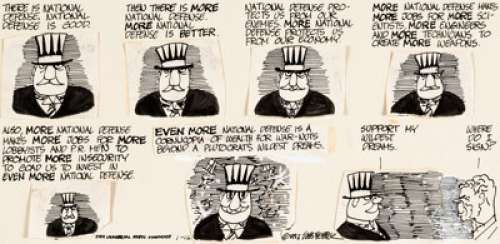 Jules Feiffer Feiffer Sunday Comic Strip Original Art dated 1-16-83 (Universal Press Syndicate, 1983).