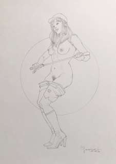 Giovanna Casotto | Giovanna Casotto - Illustrazione originale a matita #2 | Catawiki