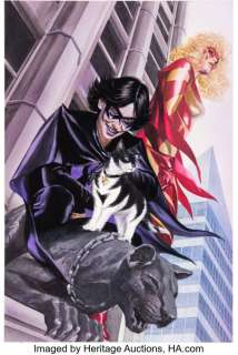 Alex Ross Astro City #44 Cover Original Art (DC/Vertigo, 2017). (Total: 2 Original Art)