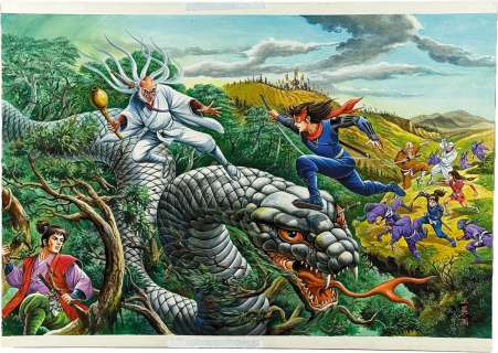 Masami Watanabe Hand-Drawn Color Illustration "Akakage" | Mandarake (Big Web)