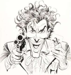 Carmine Infantino - The Joker T-Shirt Illustration Original Art (DC, 1989). | Heritage