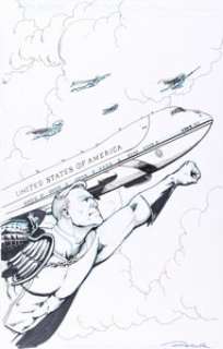 Darick Robertson The Boys: Herogasm #4 Cover Original Art (Dynamite Entertainment, 2009).