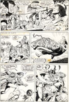 Marie Severin and John Severin Kull the Conqueror #3 Story Page 5 Original Art (Marvel, 1972).
