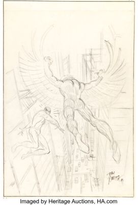 John Romita Sr. The Amazing Spider-Man #48 Cover Preliminary Original Art (Marvel, 1967). | Heritage