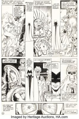 George Pérez and Romeo Tanghal The New Teen Titans #31 Story Page 20 Original Art (DC, 1983). | Heritage