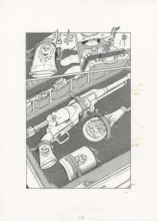 Leiji Matsumoto‘s Hand-Drawn Manuscript "Galaxy Express 999 Eternal Edition Cosmo Dragoon"