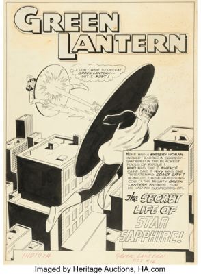 Gil Kane and Joe Giella Green Lantern #16 Star Sapphire First Appearance Complete 15-Page Story Original Art (DC, 1962). (Total: 15 Original Art) | Heritage