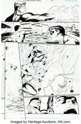 Rafa Sandoval and Jordi Tarragona Hal Jordan and the Green Lantern Corps #14 Story Page 11 Original Art (DC, 2016).
