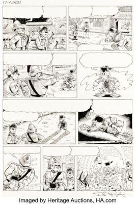 Don Rosa Walt Disney Giant #1 Uncle Scrooge Story Page 17 Original Art (Gladstone, 1995). (Total: 3 Items) | Heritage
