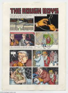 Skip Williamson - Harlan Ellison‘s Dream Corridor #3 Complete 10-page Story, "Rough Boys" Original Art -