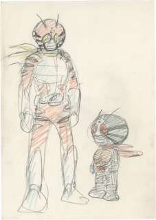 Shotaro Ishimori’s hand-drawn color illustration "Kamen Rider ZX" ZX/Skyrider | Mandarake (Big Web)