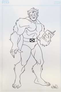 Mark Brooks - Beast | ComicSketchArt