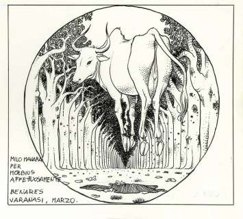 Manara Milo - "Omaggio a Moebius", 1987 | Urania Casa d’Aste