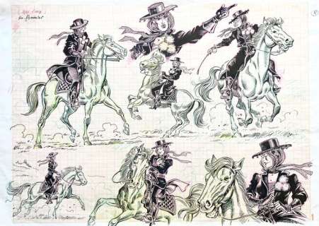 Romanini, Giovanni | Romanini, Giovanni - studio originale per Tex Albo Speciale n. 9 - (1996) | Catawiki