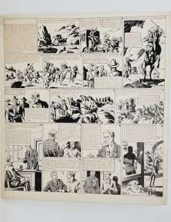 André OULIE, planche originale à l’encre "Zorro" , format 44,5 x 40… | misc / divers