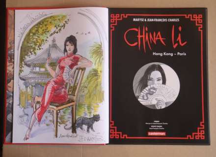 China Li T4 - Hong Kong-Paris + dessin original couleur - 1 Album - EO - 2023 | Catawiki