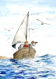 Berlion, Olivier - Dessin original couleur - Couverture - Cadet des Soupetard - Intégrale T2 - (2021) | Catawiki