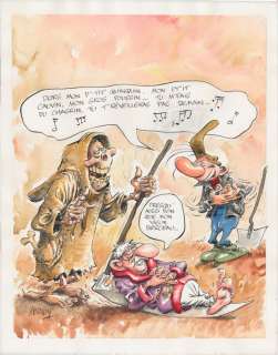 Hardy, Marc - 1 Original cover - Pierre Tombal - Journal Spirou 4354, hommage à Raoul Cauvin - 2021 | Catawiki