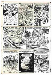 CLARENCE GRAY - Brick Bradford - La Fine di Occhio