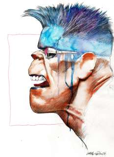 Liberatore | RanXerox, dessin original à la mine de plomb et à l’aquarelle. | Septimus