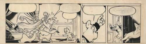 Lensen, Wim - 1 Bande originale - Bommel en Tom Poes - Heer Bommel boos - (jaren 1960) | Catawiki