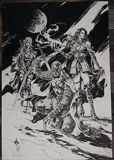 Pontet, Cyril - 1 Original drawing - The Witcher - 2022 | Catawiki