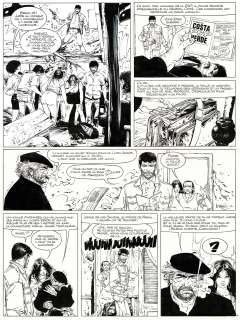 William Vance | XIII, El Cascador, planche originale à l’encre de chine pour cet album paru en 1994 chez Dargaud. | Septimus
