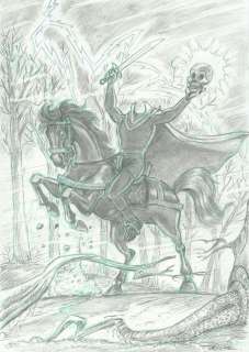 Bernat - 1 Original drawing - The Legend of Sleepy Hollow | Catawiki