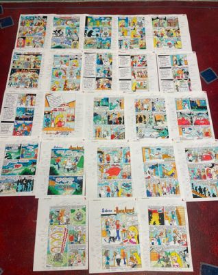 SABRINA #18 comic ART color guides 23 PAGE lot 2001 teenage witch ARCHIE SALEM | eBay US (Buy It Now)
