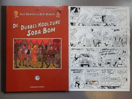 Pom - 1 Page originale + album de luxe - Piet Pienter en Bert Bibber 11 - Avontuur in San Doremi - 1959 | Catawiki