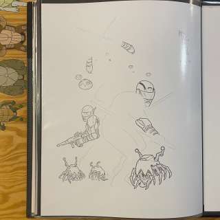 Ben Bishop | NECA - ELITE SYNJA PATROL BOT - ACTION FIGURE PACKAGING - (ORIGINAL ART) | Ben Bishop