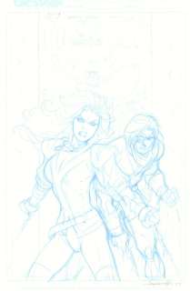 Aaron Lopresti | Sojourn #17 Cover Pencils - Crossgen - 2002 Signed | Anthony’s Comic Book Art