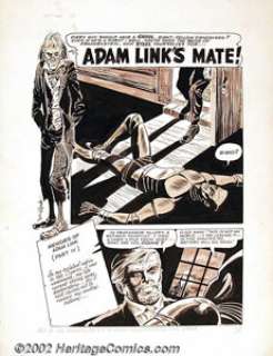 Joe Orlando - Original Art for Creepy #8, Complete 8-Page story, "Adam Link‘s Mate!" (Warren, 1966). -